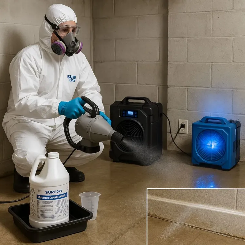 Sanitization and Odor Removal process in Heathcote, NJ