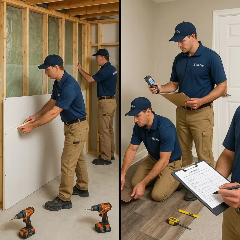 Repairs and Reconstruction process in Heathcote, NJ